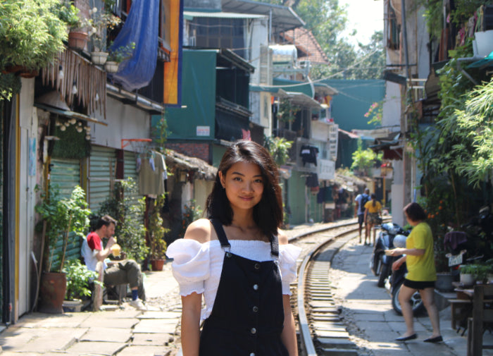 Photo de Cécile à Hanoi 